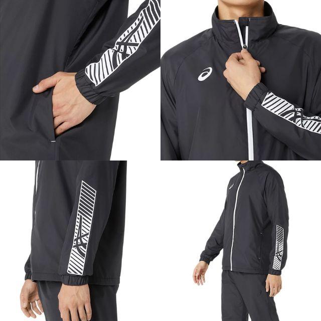 ASICS アシックス ウィンドブレーカー 上下セット ジャケット ASICS アシックス ウィンドブレーカー 上下セット ジャケット