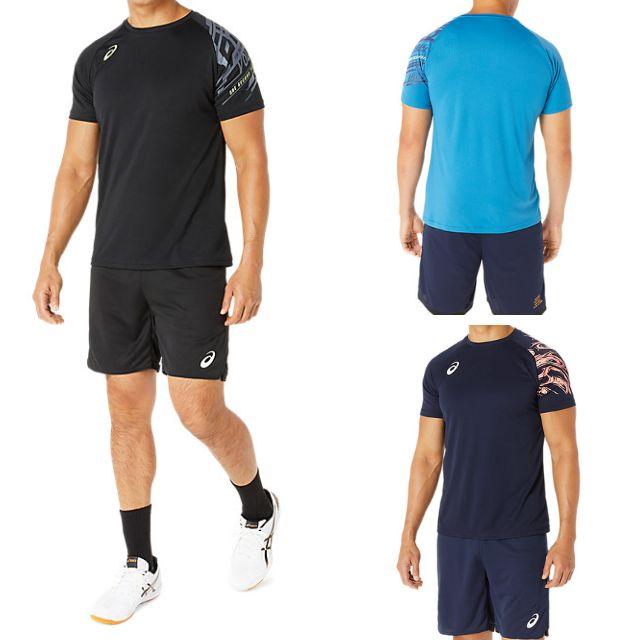 ASICS（アシックス） 半袖 Tシャツ 2051A329-1 爆買 : バレーボール