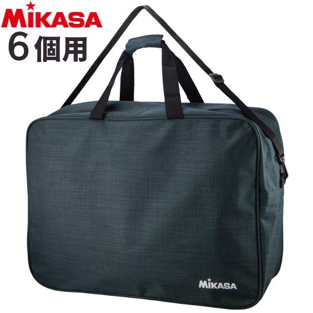 Mikasa バレーボール用バッグ 黒 MIKASA（ミカサ） バレーボール ボールバッグ 6個 AC-BGM60 ブラック