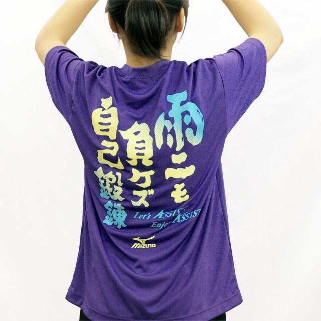 MIZUNO（ミズノ） バレーボール ミズノTシャツ バイオレット「雨ニモ負