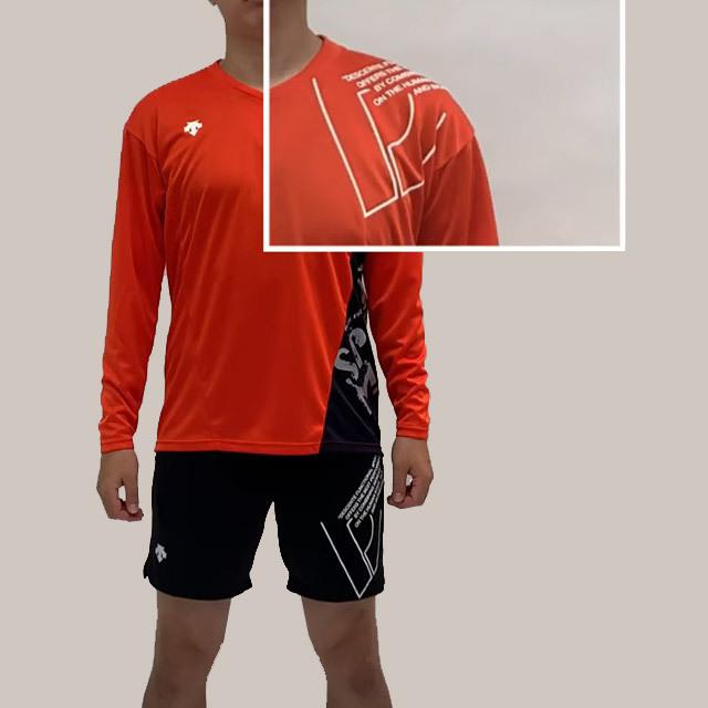 DESCENTE（デサント） 長袖 プラクティスシャツ 練習着 DESCENTE【1枚