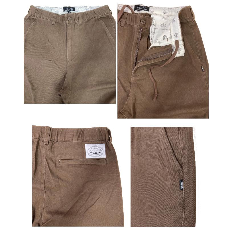 POLER WIDE TAPERED SKATE PANTS (S) 新品 POLeR（ポーラー） WIDE TAPERED STRETCH SKATE PANTS ストレッチ