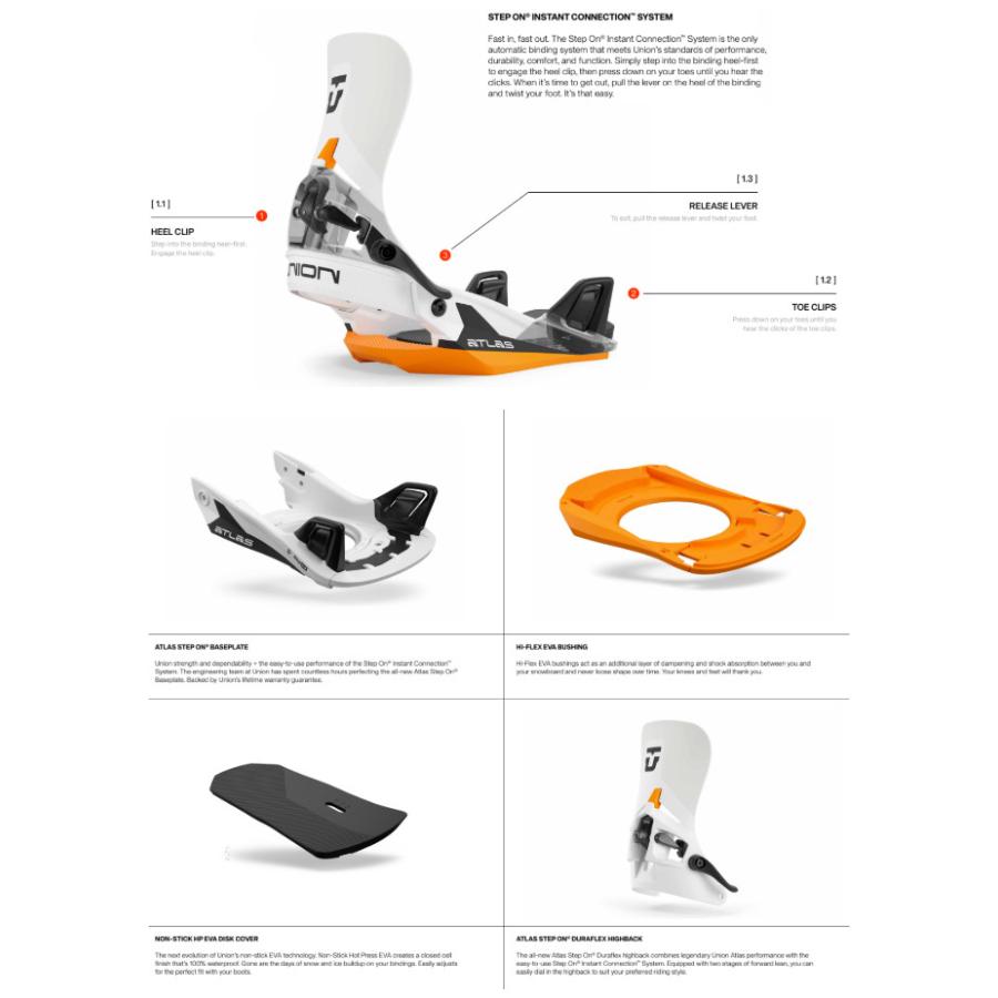 Union Atlas Highback ユニオン アトラス ハイバック 25-26 UNION(ﾕﾆｵﾝ