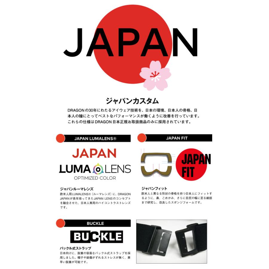 25-26 DRAGON ドラゴン ゴーグル DXT ディーエックスティー ユースサイズ JAPAN LUMA LNES ジャパンフィット スノーボード SNOWBOARD 2025-2026 | PXV | 08