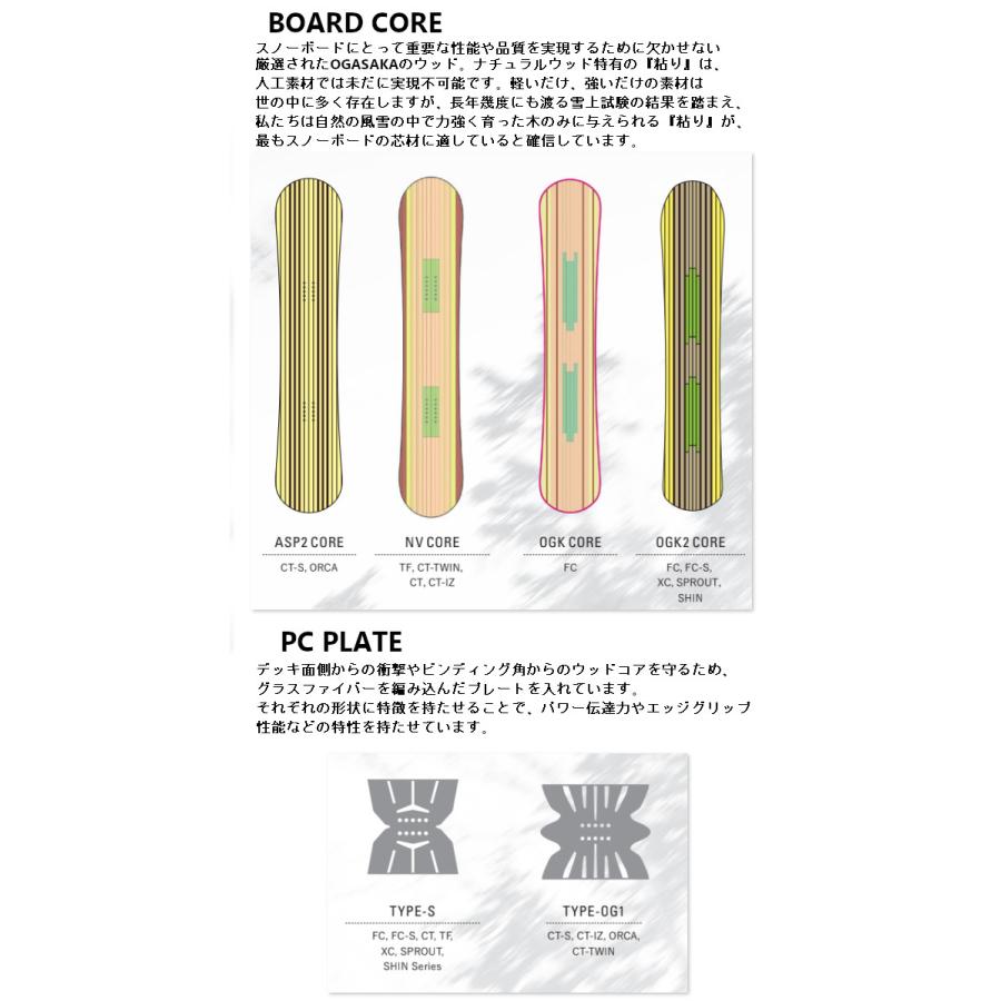 お買い得！ 23-24 OGASAKA オガサカ FC Full Carve セミハンマー カービング フリースタイル スノーボード SNOWBOARD ボード 板 2023-2024 【A1446159203】(52624円)