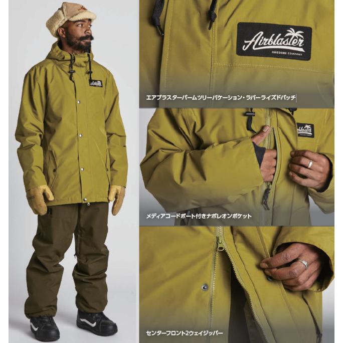 22-23 AIRBLASTER エアブラスター HERITAGE PARKA ヘリテージ パーカー スノーボード ウエア ジャケット 正規販売店 SNOWBOARD 2022-2023 エアーブラスター｜voltage｜03