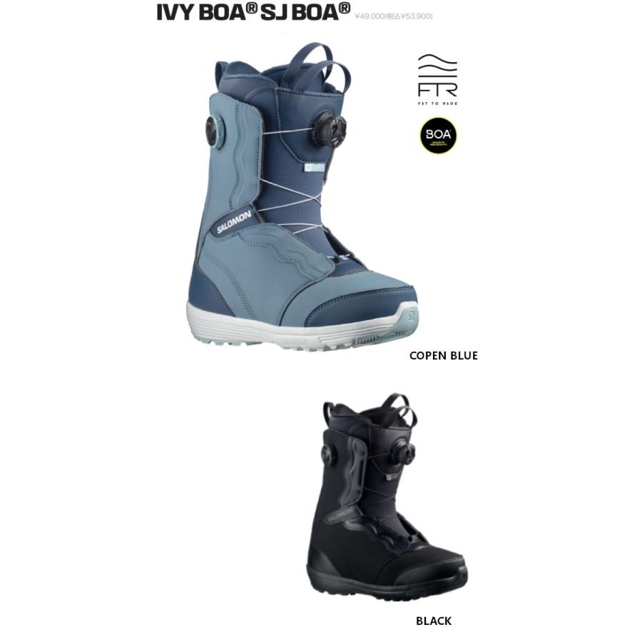 23-24 SALOMON サロモン IVY BOA SJ BOA アイビー ボア レディース スノーボード ブーツ 正規販売店 SNOWBOARD  2023-2024