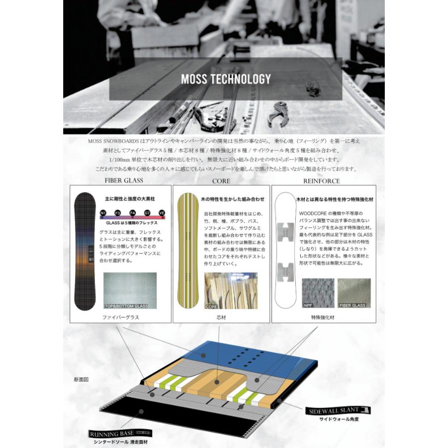 特典付き 25-26 MOSS SNOWBOARDS モス スノーボード KING キング オールラウンド スノーボード SNOWBOARD ボード 日本正規品 2025-2026 ご予約商品 | モス | 02
