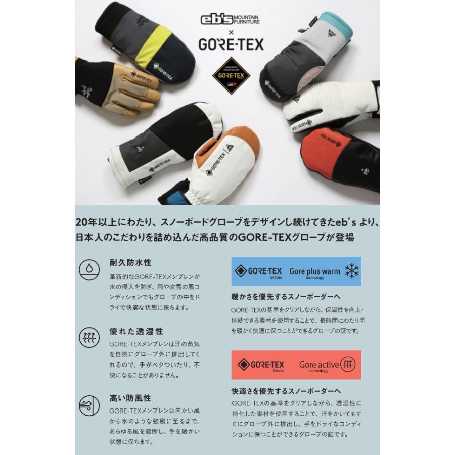 2324 eb's エビス LOBSTER ロブスター GORETEX GLOVE MITT トリガー ミトン グローブ 本革