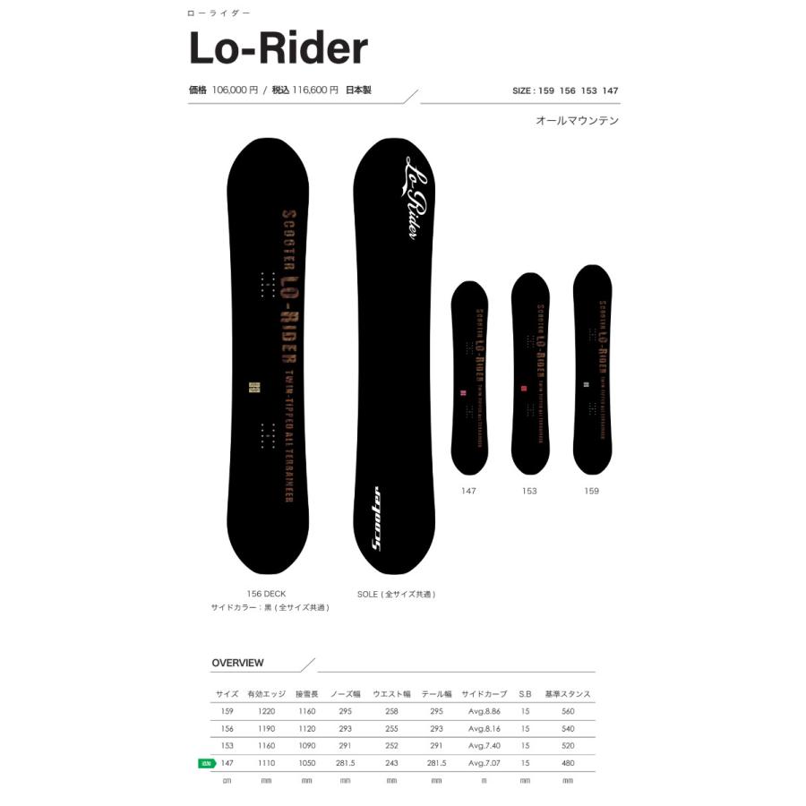 Scooter（スクーター） 25-26 Scooter スクーターLo-Rider