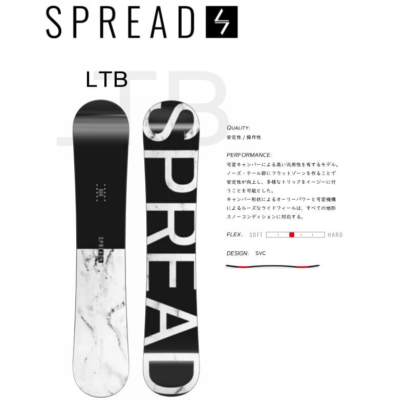 チューニング付き！ 2324 SPREAD SNOWBOARDS スプレッド LTB エルティ―ビー キャンバー 尾川 慎二 グラトリ