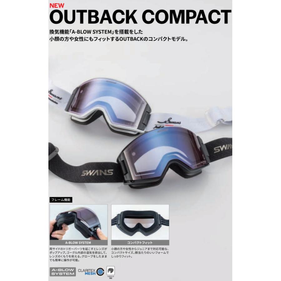 SWANS OUTBACK ゴーグル 呼吸するゴーグル『OUTBACK』シリーズが発売【カンダコンペカン