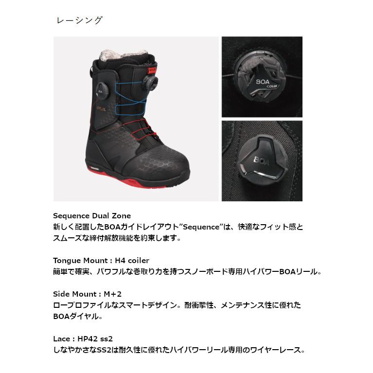 FLUX OM-BOA 24-25 新品未使用 24-25 Flux フラックス ブーツ OM BOA ボア スノーボード パイプ