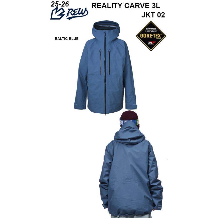 REW REW 25-26 REALITY CARVE 3L JKT 02 GORE-TEX 3L リアリティー