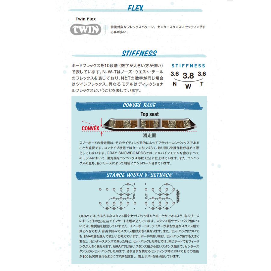 23-24 GRAY SNOWBOARDS グレイ SHRED シュレッド グラトリ 23-24 GRAY SNOWBOARDS グレイ SHRED シュレッド グラトリ