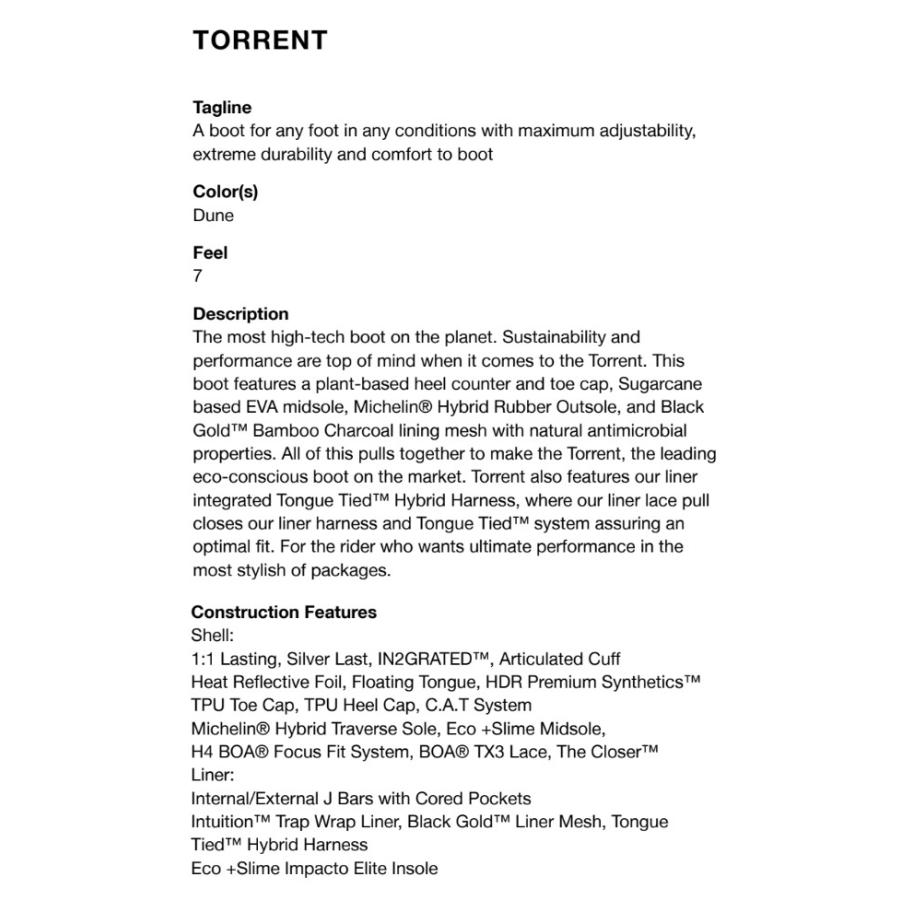 RIDE（ライド） 24-25 RIDE スノーボード ブーツ TORRENT メンズ BOA