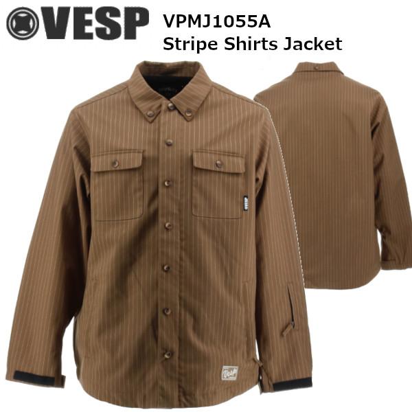 VESP（ベスプ） 24-25 VESP べスプ VPMJ1055A Stripe Shirts Jacket