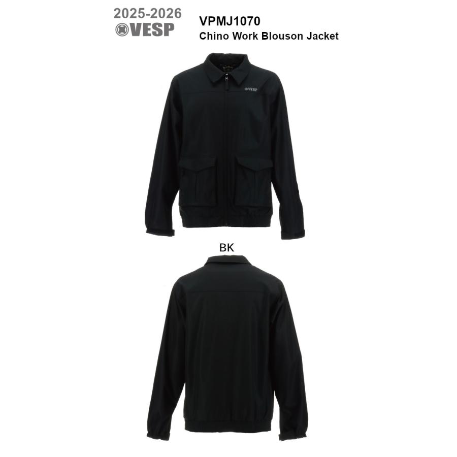 25-26 VESP べスプ VPMJ1070 Chino Work Blouson Jacket BK  DY OL スノーボード ウエア ジャケット SNOWBOARD 正規販売店 2025-2026の画像