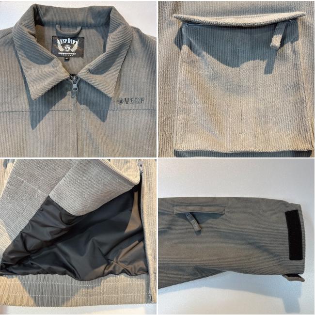 25-26 VESP べスプ VPMJ1070C Corduroy Work Blouson Jacket BR GR スノーボード ウエア ジャケット SNOWBOARD 正規販売店 2025-2026の画像