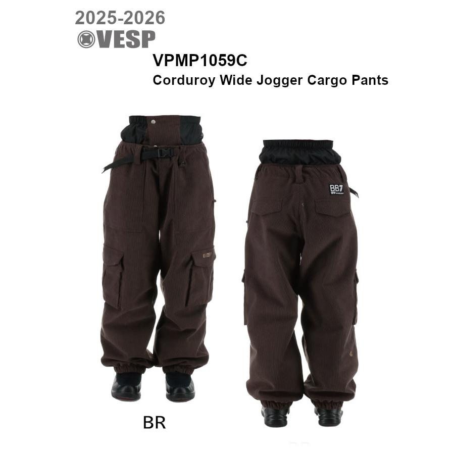 VESP（ベスプ） 25-26 VESP べスプ VPMP1059C Corduroy Wide Jogger