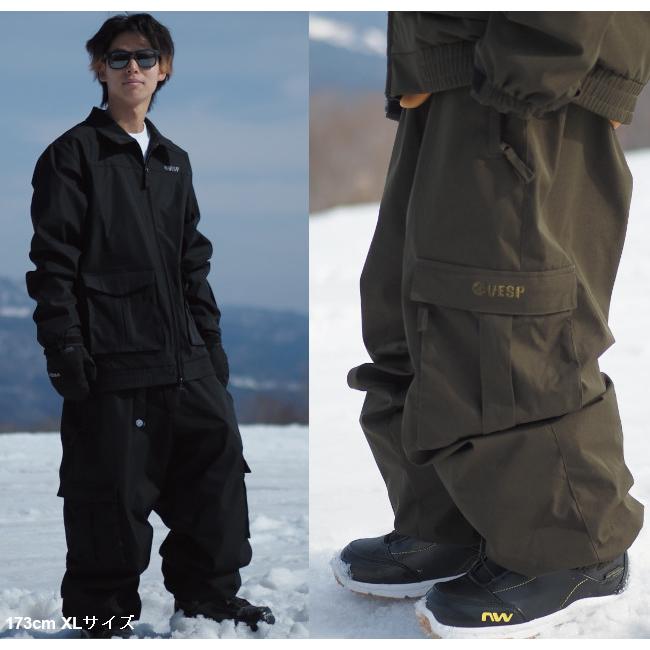 【早い者勝ち】VESP VPMP1063 人気色ブラック XL 25-26モデル VESP（ベスプ） 25-26 VESP べスプ VPMP1063 Chino Super Wide Jogger