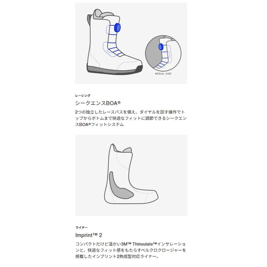 BURTON バートン 25-26 Men's Waverange Step On ウェイブレンジ ワイド スノーボードブーツ メンズ ステップオン 日本正規品 スノーボード SNOWBOARD 2025-2026_6