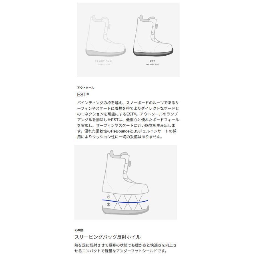 BURTON バートン 25-26 Men's Waverange Step On ウェイブレンジ ワイド スノーボードブーツ メンズ ステップオン 日本正規品 スノーボード SNOWBOARD 2025-2026_8
