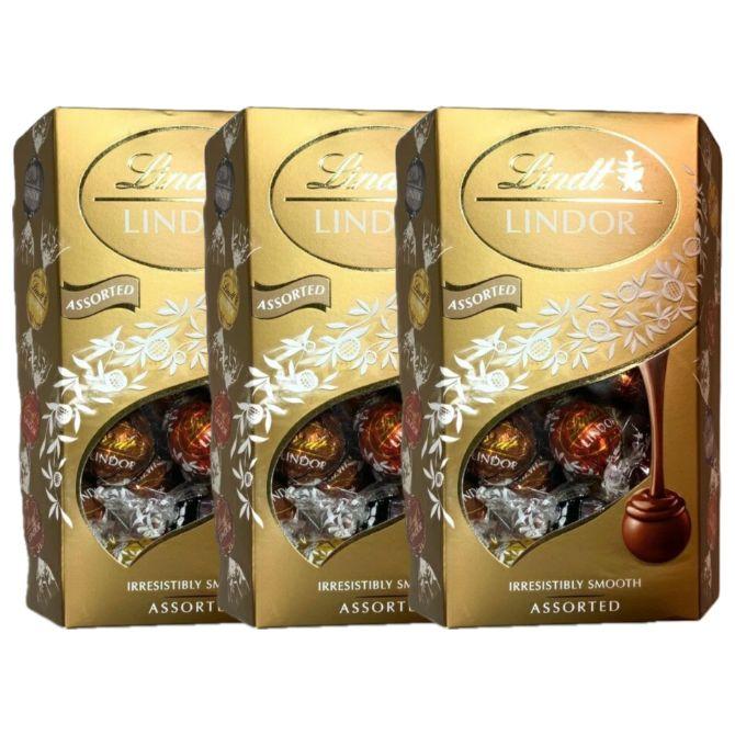 ※クール便※Lindt LINDOR アソートチョコレート 詰め合わせ 500g クール便(冷蔵)】リンツ リンドール ゴールド アソート 500g × 3箱 計