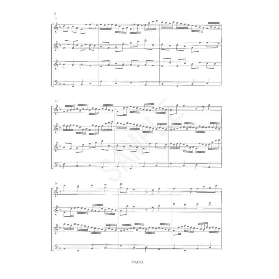 J.Pachelbel :Canon und Gigue パッヘルベルのカノン : フォルン