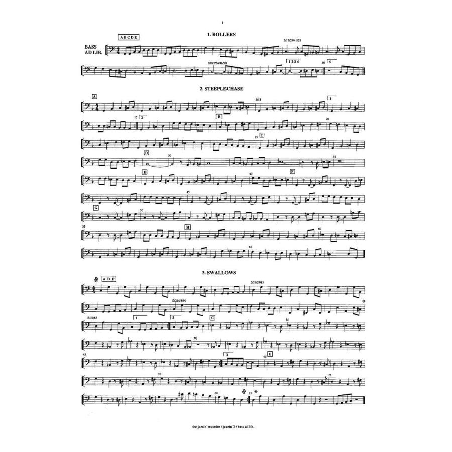 G.Haverkate 「Jazzin'2」 11 Duets for treble recorders : フォルン