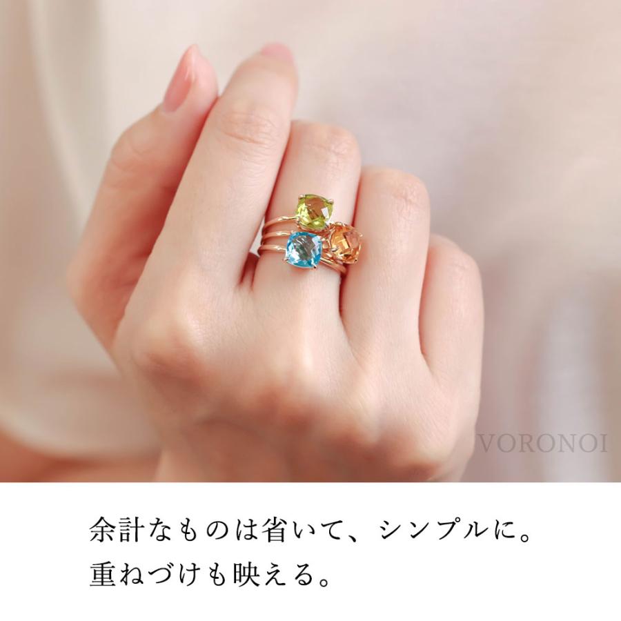 MINAMO 正規品 K10 チェスカット リング MINAMOセッティング MINAMO 正規品 K10 チェスカット リング MINAMOセッティング