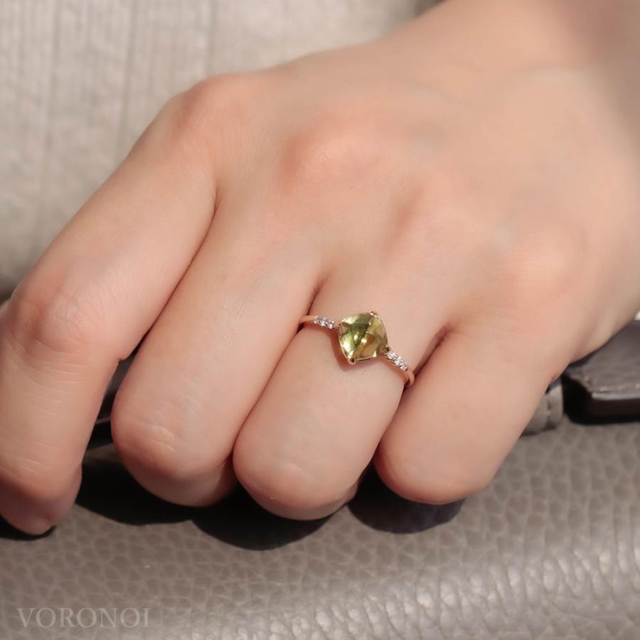 サニディン　シュガーローフカット シトリン・シュガーローフカット・セレクション001｜MASHIRO