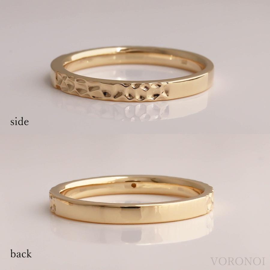 K18 ダイヤモンド リング 光 18金 ゴールド 男性 女性 シンプル