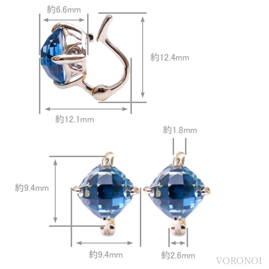 MINAMO 正規品 K10/K18 チェスカット イヤリング MINAMOセッティング