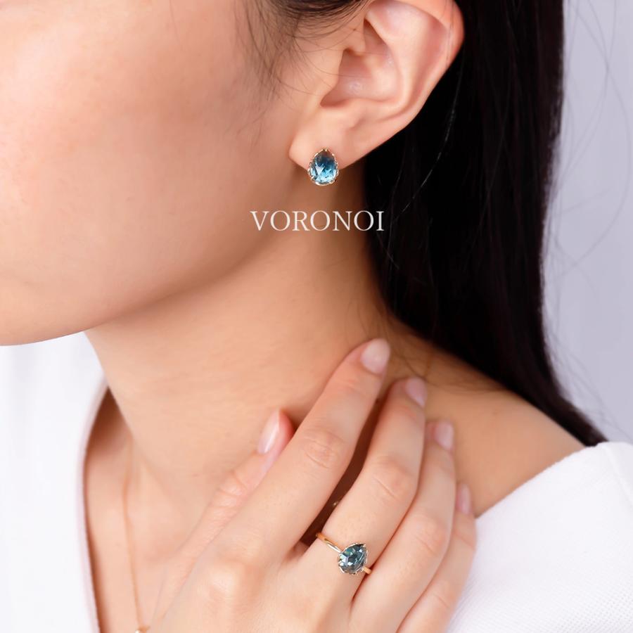 MINAMO 正規品 K10/K18 ペアシェイプ ピアス MINAMOセッティング 特許 