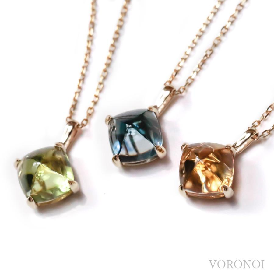 MINAMO 正規品 K10/K18 シュガーローフカット ネックレス MINAMOセッティング 特許取得 VORONOI アメジスト スモーキークォーツ トパーズ シトリン ペリドット :VO0070P:VORONOI ヤフーショップ 通販 水面のようにうるうる煌めく天然石ジュエリー。 MINAMO 正規品 K18 天然石 リング 指輪 約7mm チェスカット ロンドンブルートパーズ スイスブルートパーズ アメジスト スモーキークォーツ シトリン ペリドット 誕生石 18金 ミナモ MINAMOセッティング 特許取得 VORONOI ボロノイ