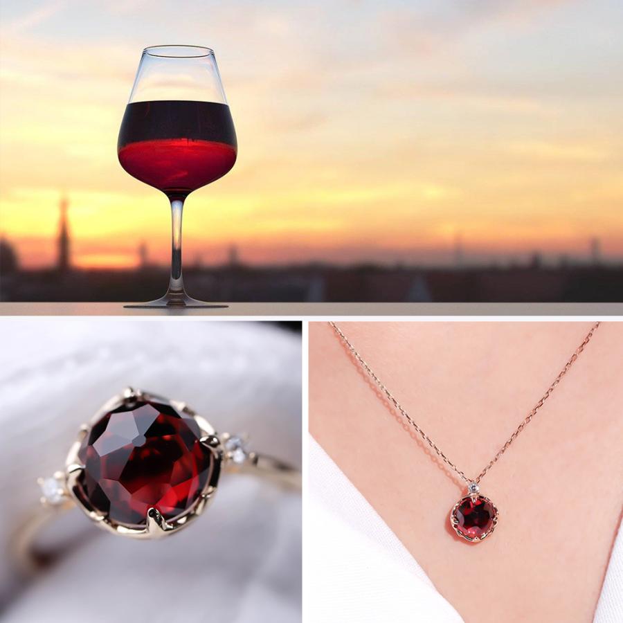 MINAMO 正規品 K10/K18 フラワー カボション ペンダントトップ MINAMO