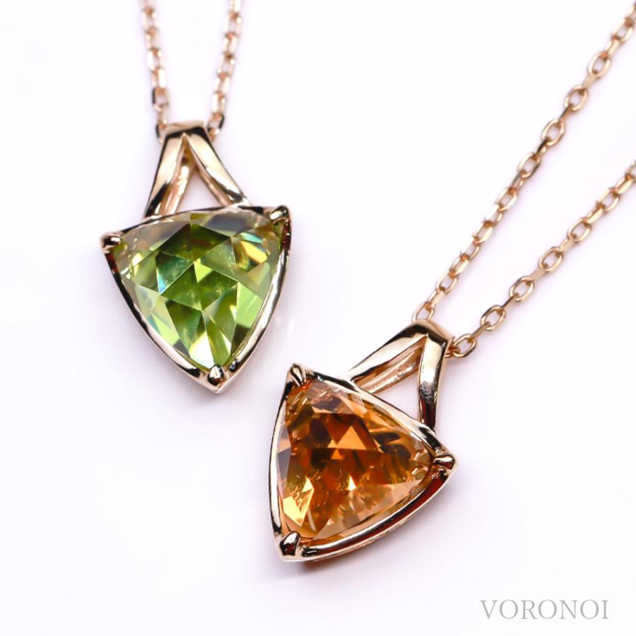 MINAMO 正規品 K10 トライアングル ネックレス ペンダント MINAMO 