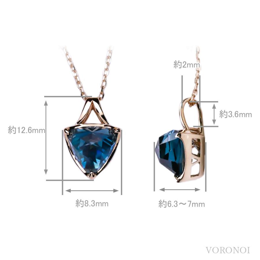 MINAMO 正規品 K10 トライアングル ネックレス ペンダント MINAMO 