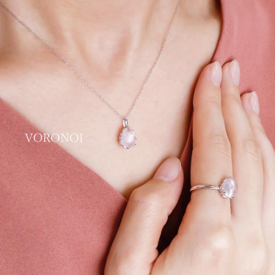 MINAMO 正規品 K10/K18 ペアシェイプ ネックレス MINAMOセッティング