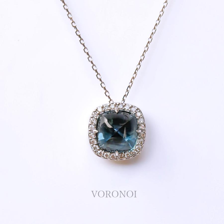 MINAMO 正規品 K10/K18 スクエア ダイヤモンド ネックレス MINAMO