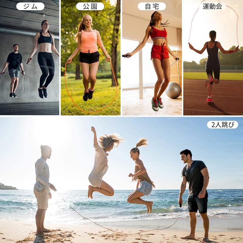 なわとび 縄跳び トレーニング用 フィットネス ジャンプロープ 競技用 練習用 学生 子供用 大人用 男女兼用 収納袋付き Addm13 安光屋 通販 Yahoo ショッピング
