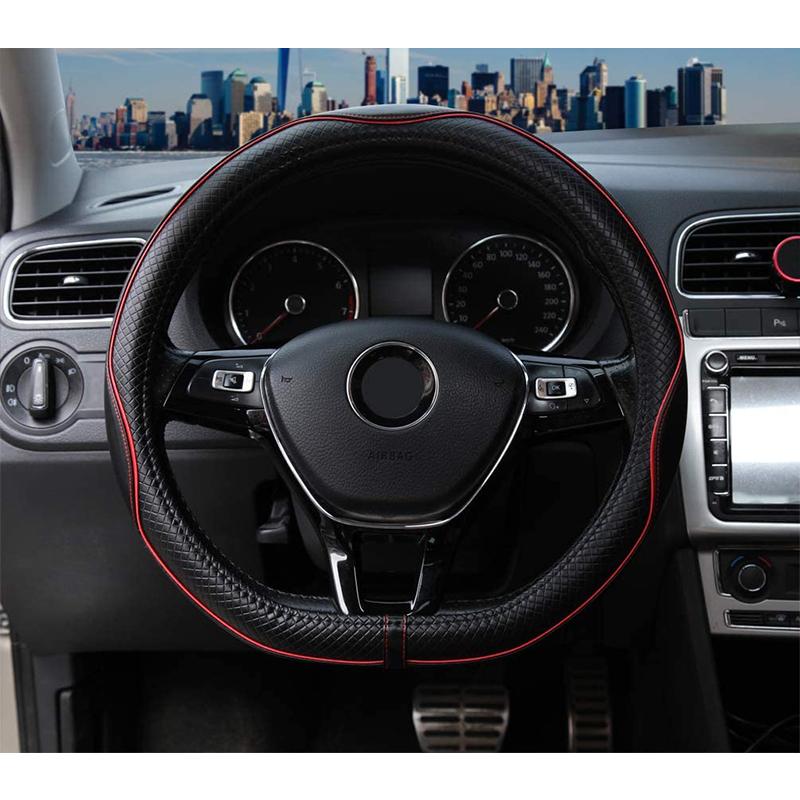 車用 ハンドルカバー D型 本革 ステアリングカバー 滑り止め グリップ感上等 Addm1571 安光屋 通販 Yahoo ショッピング