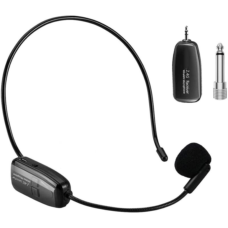 ワイヤレスマイク 2.4G ヘッドセット ピンマイク 50m安定伝送 自動ペア 音量調整 耳掛式 ポータブル 軽量 ステージポータブル拡声器 高音質  :addm1963:安光屋 - 通販 - Yahoo!ショッピング