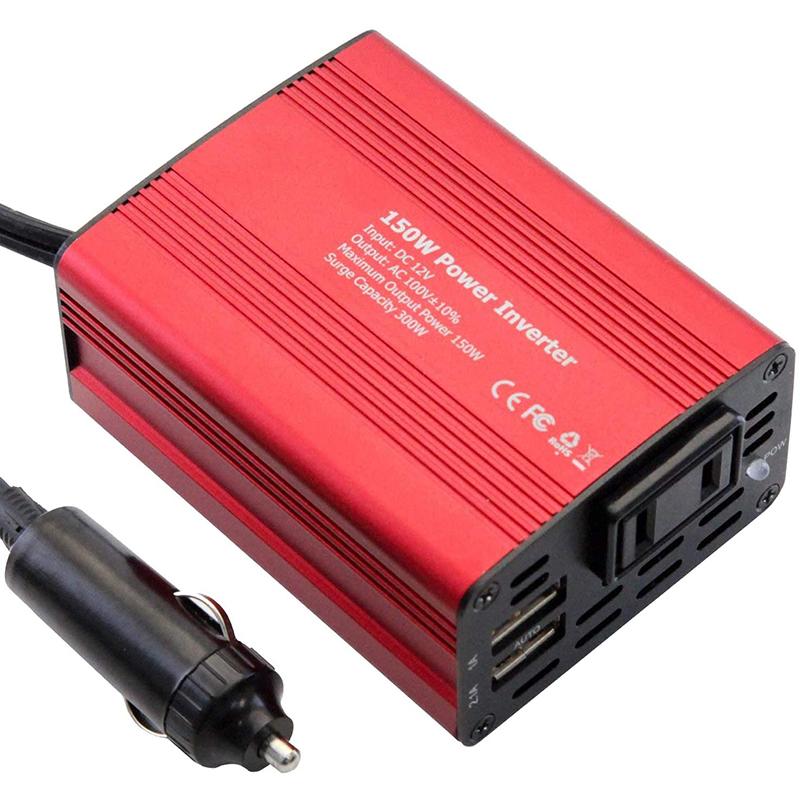 インバーター 12v シガーソケット コンセント カーインバーター 150w Usb 車載充電器 Dc 12v Ac 100v Addm750 安光屋 通販 Yahoo ショッピング