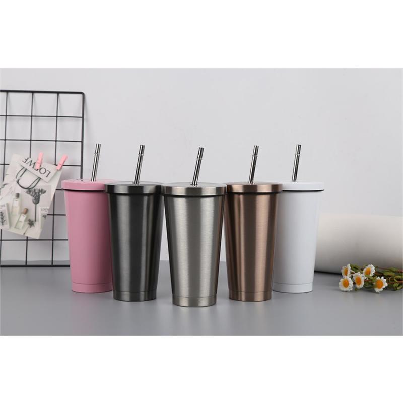 ステンレス タンブラー 保温 保冷 カップ コーヒー タンブラー ステンレス製 蓋付き 持ち運び 直飲み ストロー付 500ml 6色 Auto A325 安光屋 通販 Yahoo ショッピング