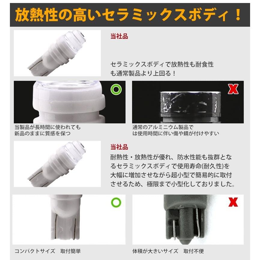 4個セットledバルブ T10 T15 T16 Led ホワイト 3連 バルブ ウェッジ球 ルームランプ ポジションランプ セラミック製ライト 防水型 高熱に耐えdc12v Led5d T10 2set 安光屋 通販 Yahoo ショッピング