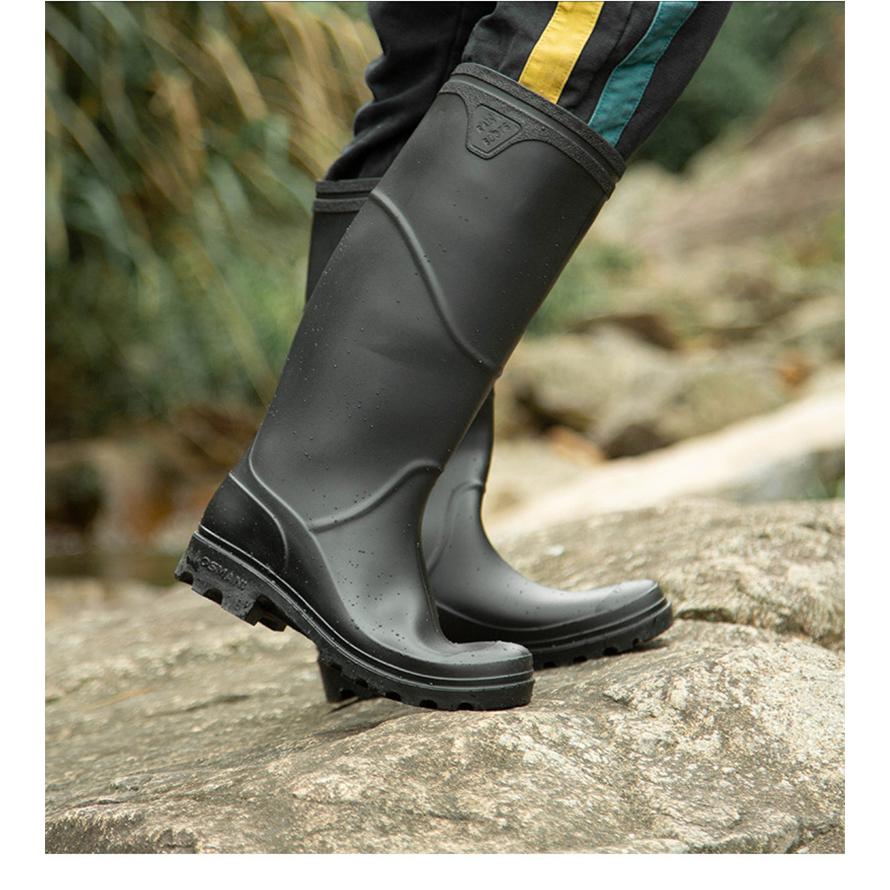 メンズ ブーツ レインブーツ ラバーブーツ ロングブーツ 長靴 防水 雨 梅雨 雪 ロング おしゃれ 滑りにくい メンズ靴 耐久性 柔らかい N756 安光屋 通販 Yahoo ショッピング