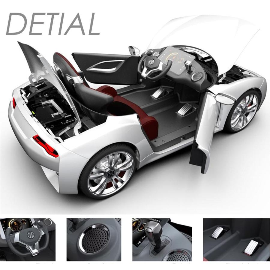 自動車 乗用玩具 BROON F830 車 くるま 電動 2WD 乗用車 ホビー おもちゃ 子供用 キッズ Henes タブレット搭載 ハンドル操作 JDジャパン 代引不可 |  | 01