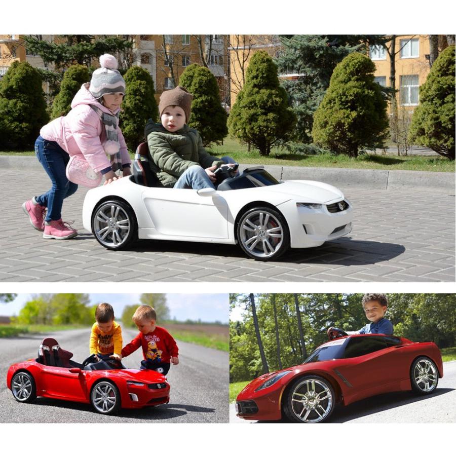 自動車 乗用玩具 BROON F830 車 くるま 電動 2WD 乗用車 ホビー おもちゃ 子供用 キッズ Henes タブレット搭載 ハンドル操作 JDジャパン 代引不可 |  | 02